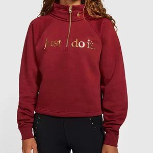 WOMEN'S NSW HALF-ZIP SWEATSHIRT (TEAM RED …